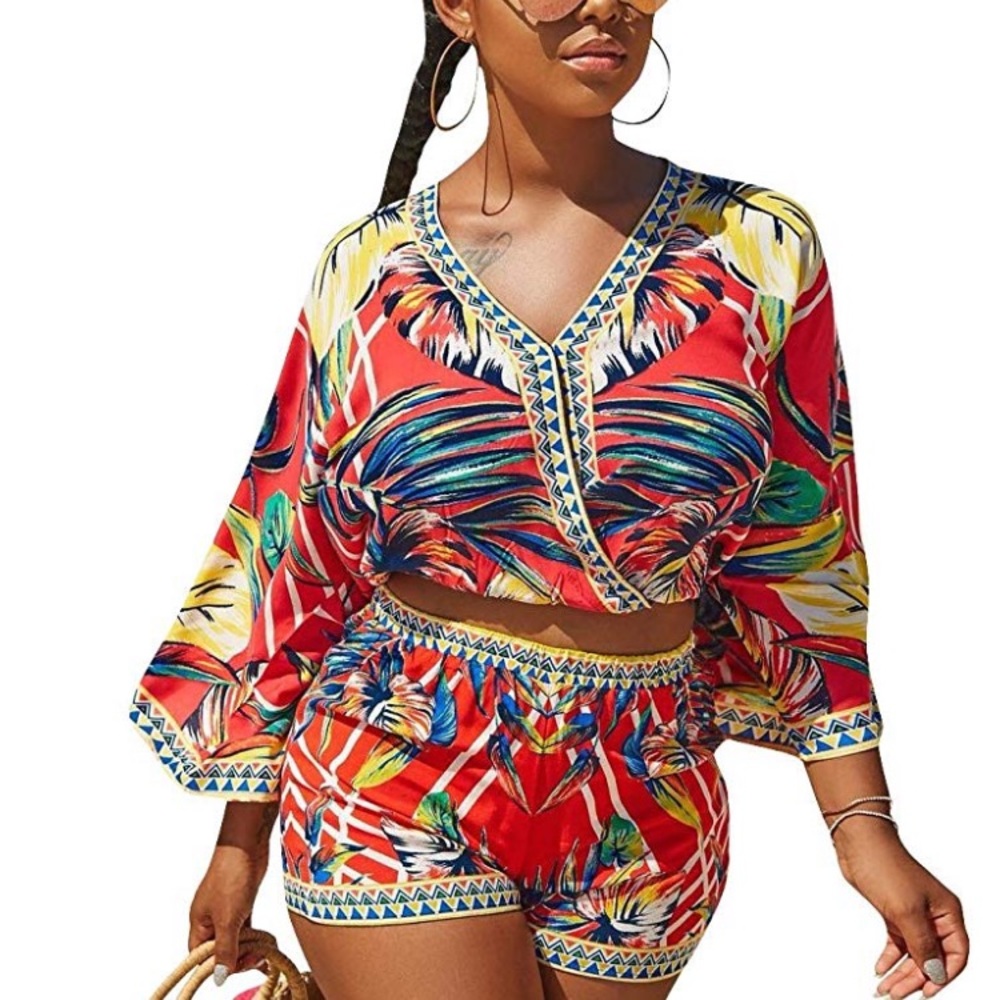 Two piece shorts set